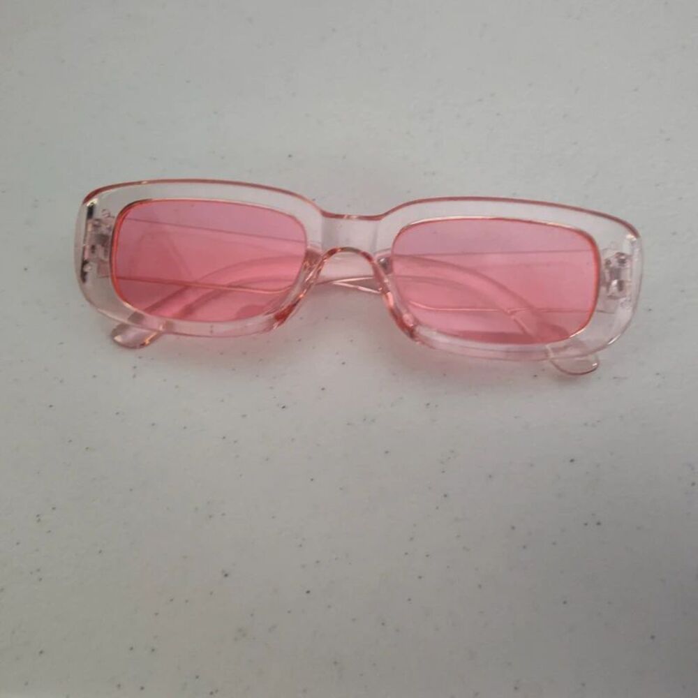 Rectangle Sunglasses for Women 90s Retro Sunglasses Trendy Y2K Aesthetic Sunglas